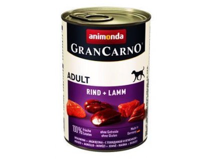 Animonda pes GRANCARNO konz. ADULT hovězí/jehněčí 400g