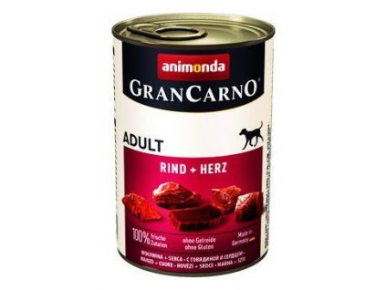 Animonda pes GRANCARNO konz. ADULT hovězí/srdce 400g