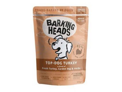 BARKING HEADS Top Dog Turkey kapsička 300g