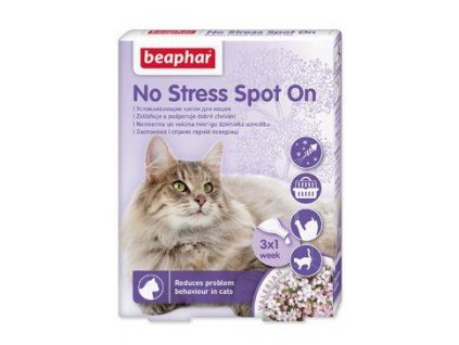Beaphar No Stress Spot On pre mačky 3 pipety á 0,4 ml