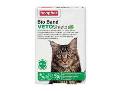 Beaphar Antiparazitný obojok pre mačky Bio Band VetoSh.35cm 1ks