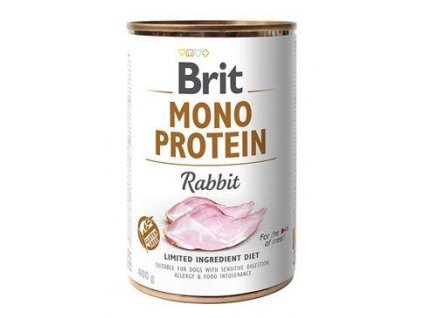 Brit Dog konz Mono  Protein Rabbit 400g