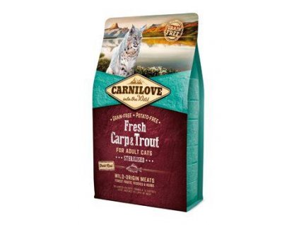 Carnilove Cat Fresh Carp &amp; Trout Sterilised Adult 2kg