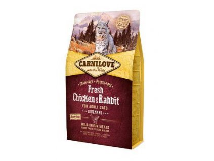 Carnilove Cat Fresh Chicken &amp; Rabbit pre dospelých 2kg