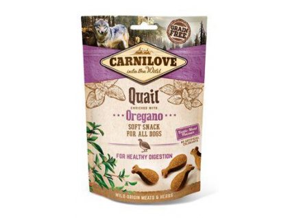 Carnilove Dog Semi Moist Snack Quail&Oregano 200g