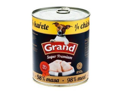 GRAND cons. pes Extra s 1/4 kuracieho mäsa 850g