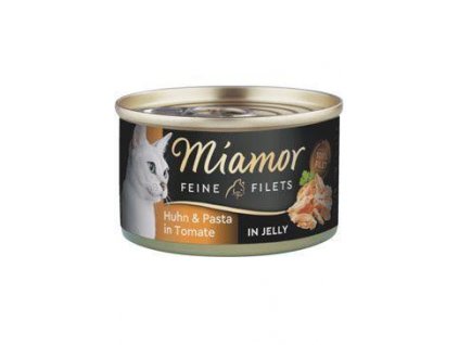 Miamor Cat Filet konzerva kuře+těstoviny v želé 100g