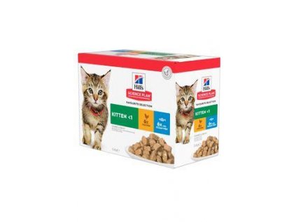 Hill's Fel. SP Kitten Chicken&Ocean fish kapsa 12x85g