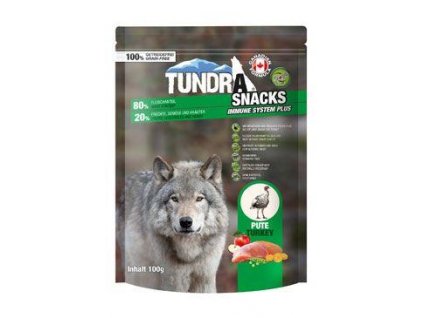 TUNDRA snack pre psov Turkey Immune Systeme 100g