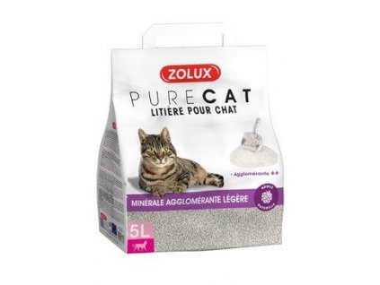 Podestýlka PURECAT mineral light clumping 5l Zolux