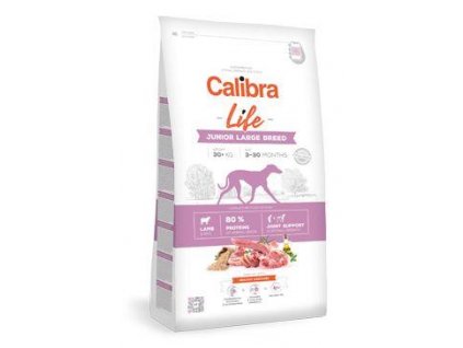 Calibra Dog Life Junior Large Breed Lamb 12kg  + malé balení GrÁtiS! (Platnost do 30.6.2021)