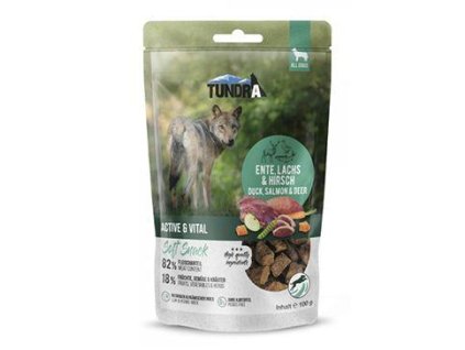 TUNDRA dog snack Duck, Salmon, Game Active&Vital 100g