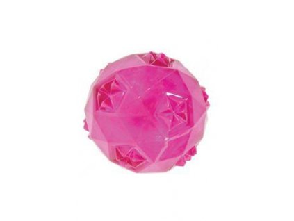Loptička pre psov TPR POP BALL 6cm ružová Zolux