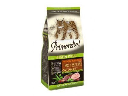 Primordial GF Cat Adult Duck&Turkey 2kg