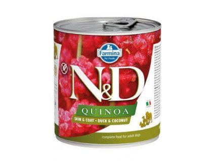 N&D DOG QUINOA Adult Duck & Coconut 285g