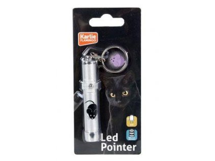 Hračka mačka LED svetlo laserová myš 8cm
