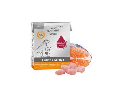 Platinum Menu Turkey+Salmon 375g
