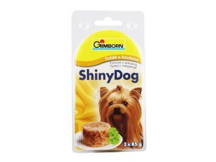 Gimdog konz. ShinyDog tuňák/hovězí 2x85g