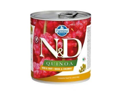 N&D DOG QUINOA Adult Quail & Coconut 285g