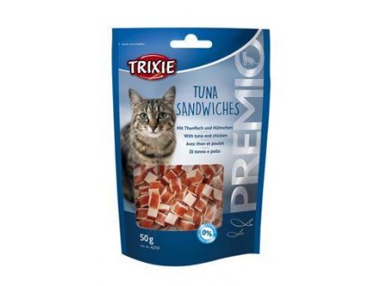 Trixie Premio Tuna Sandwiches  tuňák/kuřecí kočka 50g