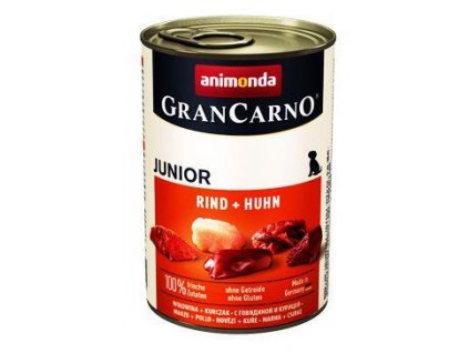 Animonda GRANCARNO cons. JUNIOR kuracie/hovädzie mäso 400g