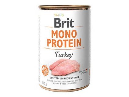 Brit Dog konz Mono  Protein Turkey 400g