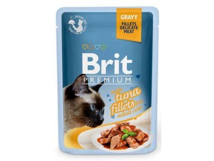 Brit Premium Cat D filé v omáčke s tuniakom 85g