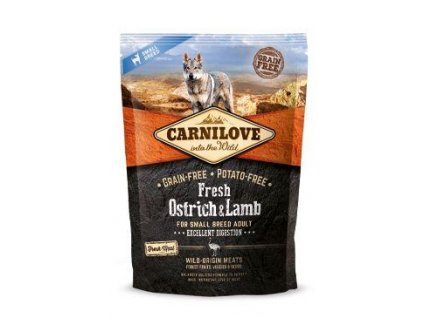 Carnilove Dog Fresh Ostrich&amp;Lamb pre malé plemená 1,5kg