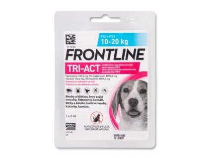 FRONTLINE TRI-ACT spot-on pre psy M (10-20 kg)-1x2ml