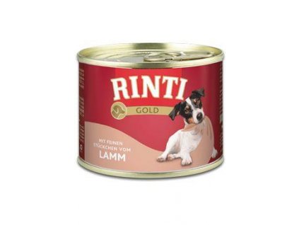 Rinti Dog Gold jahňacia konzerva 185g