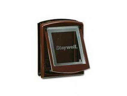Dvere plastové hnedé STAYWELL 755 35x29cm magnet 1ks