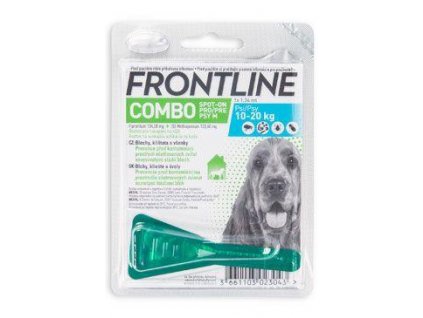 FRONTLINE COMBO spot-on pre psov M (10-20kg)-1x1,34ml