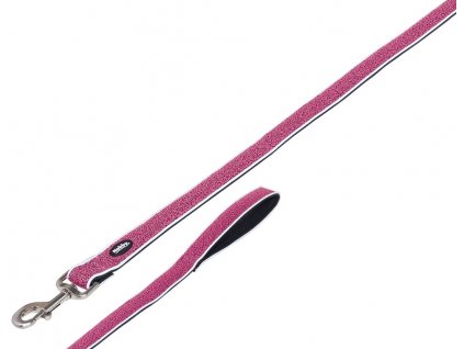 Nobby CAYO vodítko nylon-neoprén ružové L-XL 120cm