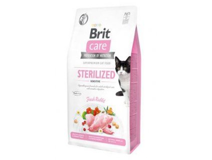 Brit Care Cat GF Sterilizovaný Sensitive 7kg