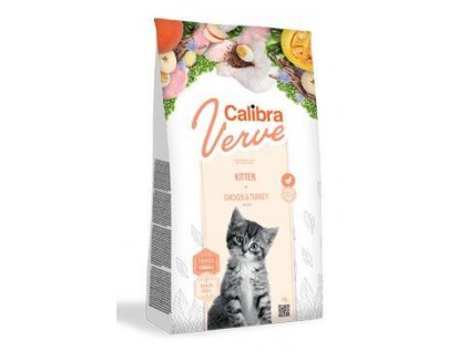 Calibra Cat Verve GF Kitten Chicken&Turkey  750g