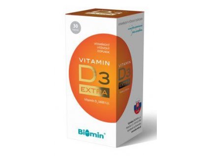 Vitamín D3 EXTRA Biomin 30tob