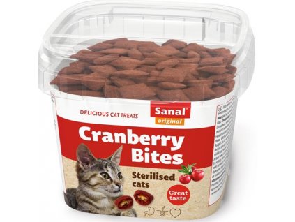 Sanal snack pre mačky Kuracie mäso a brusnice 75 g