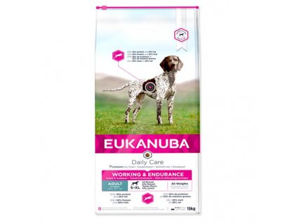 Eukanuba Adult Platinum Perf. Pracovné a vytrvalostné 15 kg