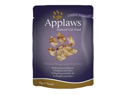 Applaws Cat caps. kuracie prsia a divoká ryža 70 g