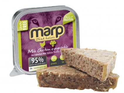 Marp Mix vanička pre psy kuracie mäso+zelenina 100g