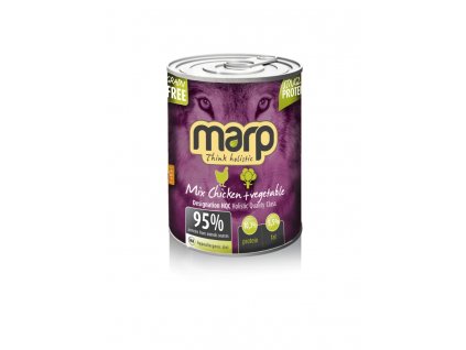 Marp Mix konzerva pre psy kuracie mäso + zelenina 400g