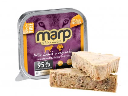 Marp Mix vanička pre psov jahňacie mäso+zelenina 100g