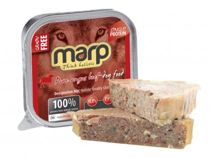 Marp Angus Beef vanička pre psov s hovädzím mäsom 100g