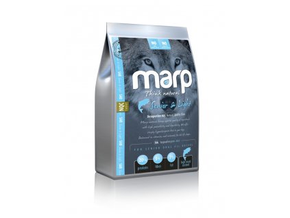 Marp Natural Senior and Light - s bílou rybou 12kg