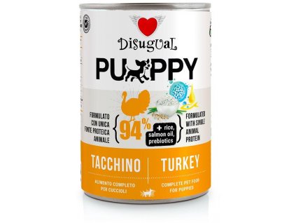 Disugual Dog Single Protein Puppy morčacia konzerva 400g