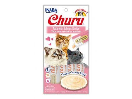 Churu Cat Purée Tuna with Salmon 4x14g