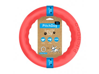 PitchDog - tréningový krúžok pre psov - ružový