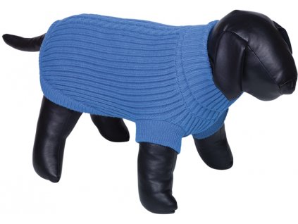 Nobby pletený svetr pro psy ISA nohavičky modrá 36cm