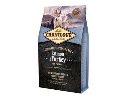 Carnilove Dog Salmon & Turkey for Puppies 4kg