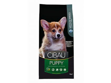 CIBAU Puppy Medium 12kg+2kg ZDARMA EXP 2.10.21 1KS